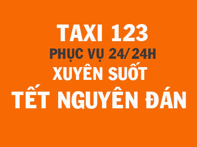 taxi 123 chay xuyen Tet